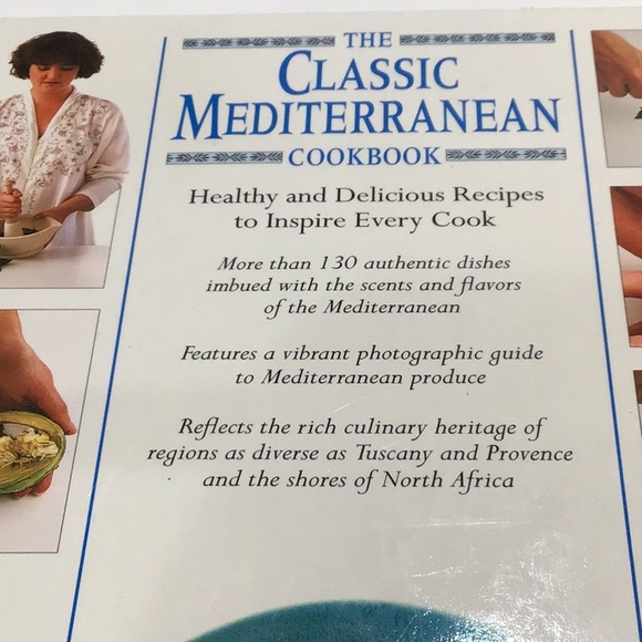 The Classic Mediterranean Cookbook 1995 hardcover - Picture 11 of 11